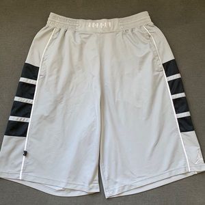 Jordan men’s Gray Dri-Fit Basketball Shorts